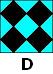 Four-diamond figure